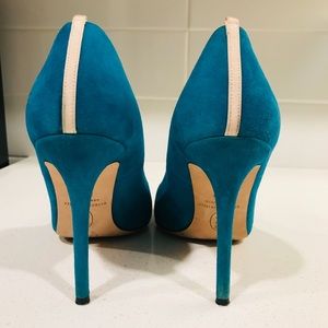 SJP Teal Suede Shoes